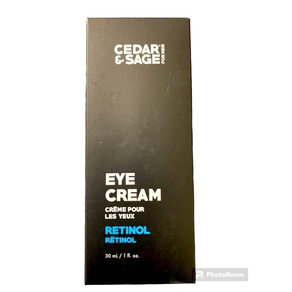 Cedar & Sage retinal eye cream for men 1oz